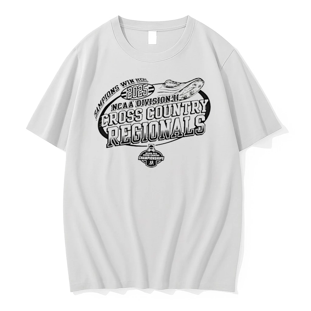 Champions Win Here 2025 Ncaa Division Ii Cross Country Regionals Logo Shirts