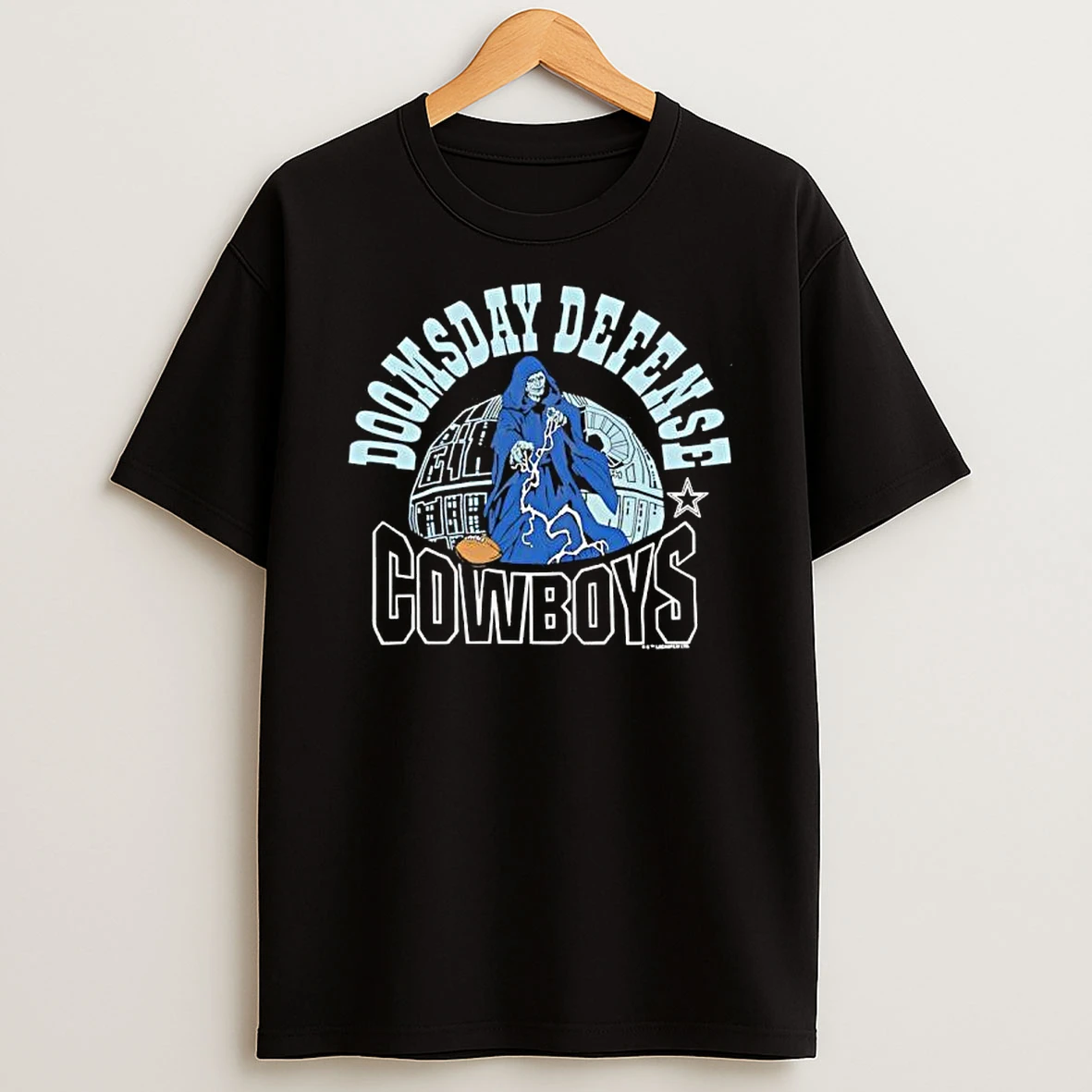 Charcoal Dallas Cowboys Star Wars Doomsday Defense Shirts