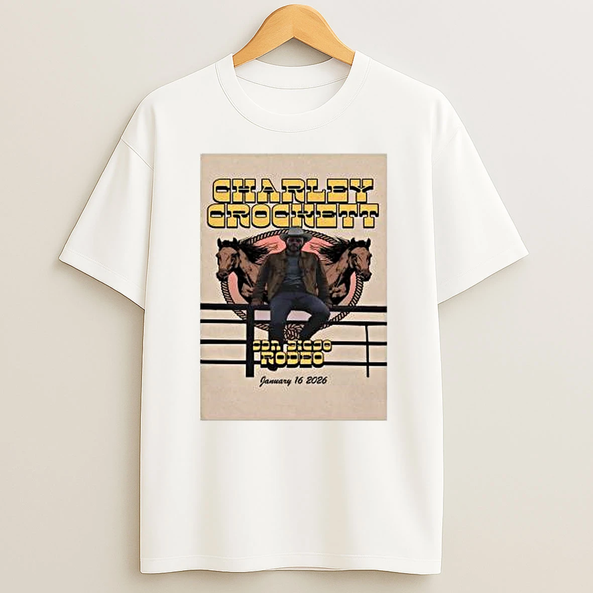 Charley Crockett Jan 16 2026 Petco Park San Diego Ca Shirts