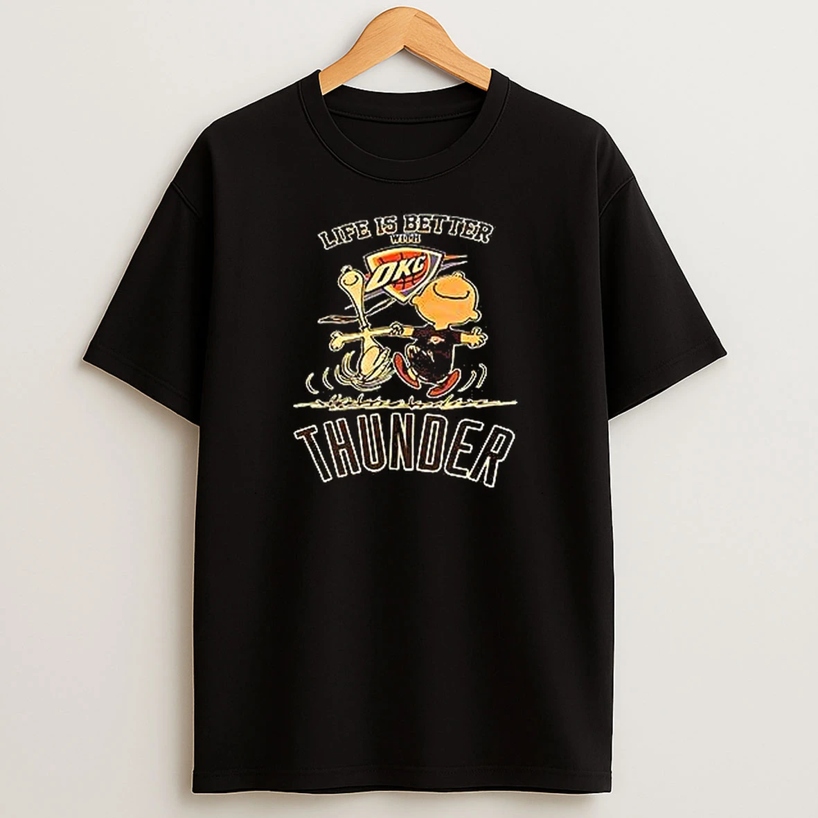 Charlie Brown Va Snoopy Life Is Better With Thunder T Shirts