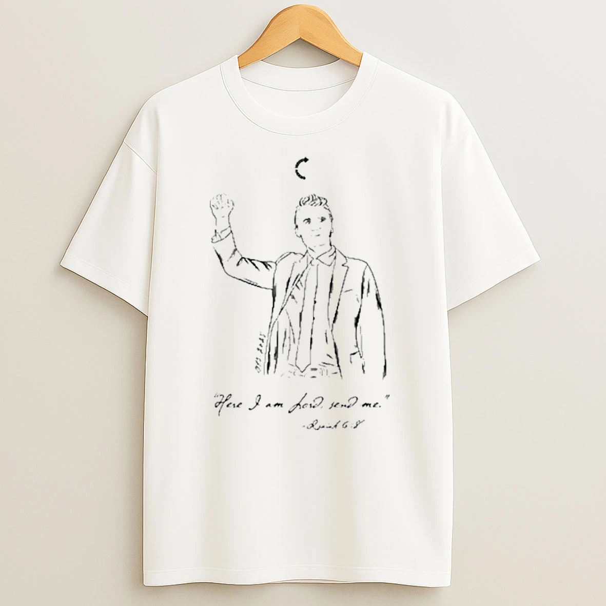 Charlie Kirk Here I Am Lord Send Me Shirts