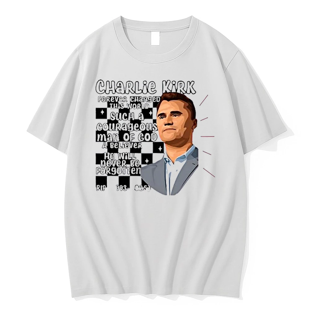 Charlie Kirk Forever Changed This World Such A Courageous Man Of God I Believe Shirts