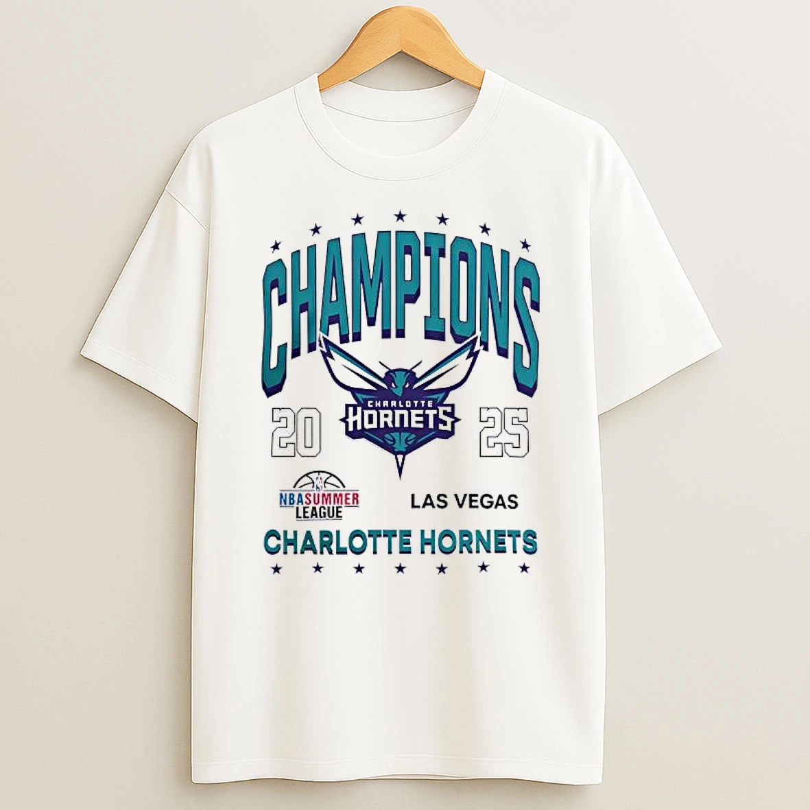 Charlotte Hornets 2025 Nba Las Vegas Summer League Champions Shirts