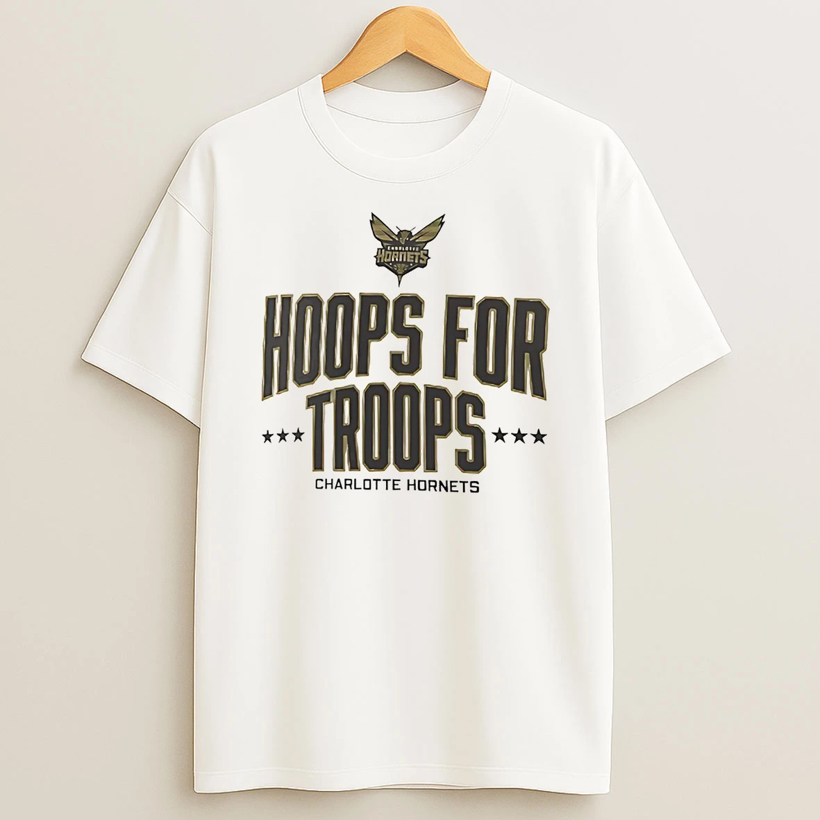 Charlotte Hornets Hoops For Troops Shirts