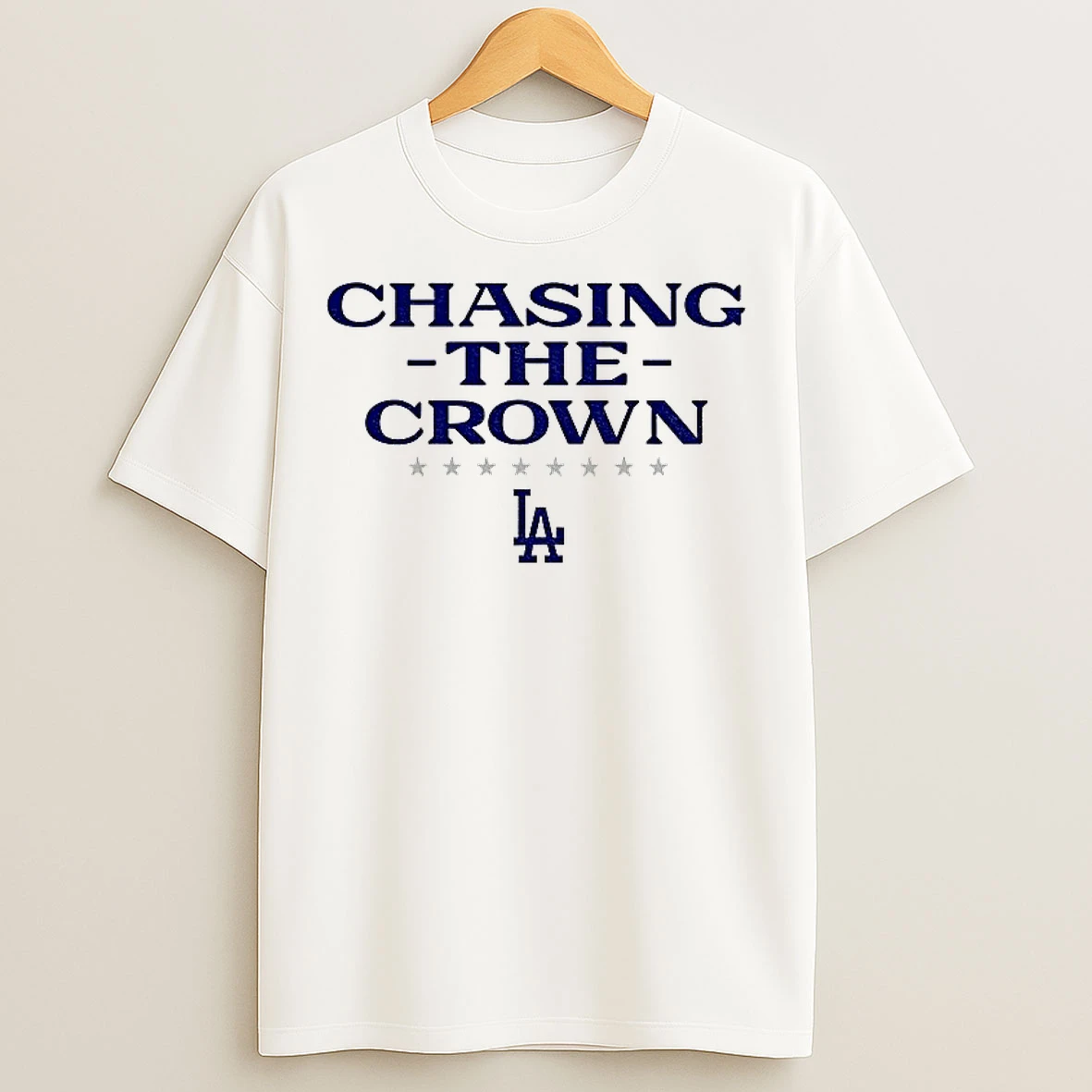 Chasing The Crown Los Angeles Dodgers Back 2 Back Champions Mlb World Series T Shirts