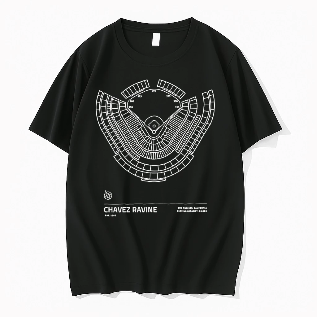Chavez Ravine Stadium 1962 Los Angeles California Shirts