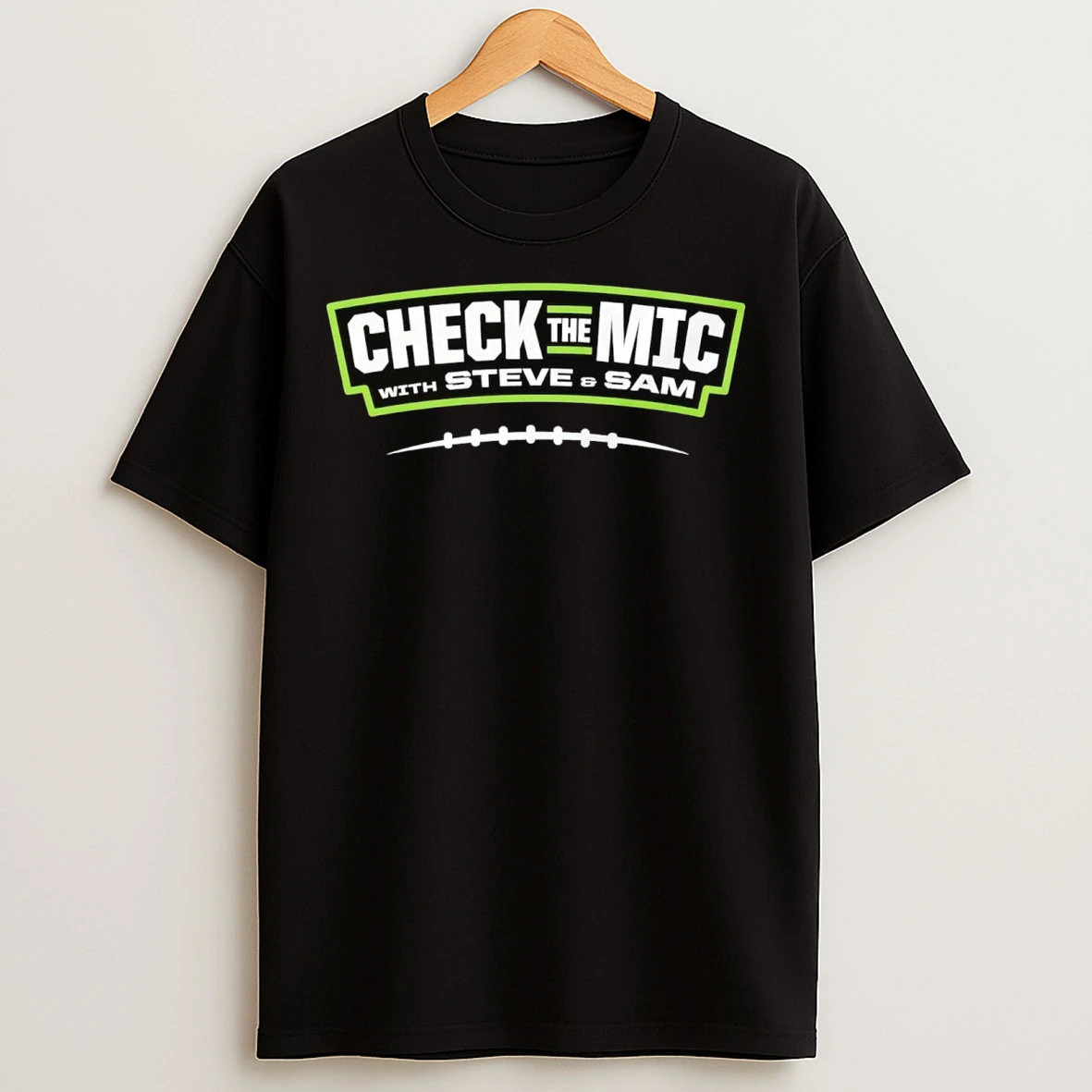 Check The Mic With Steve Palazzolo And Sam Monson T Shirts