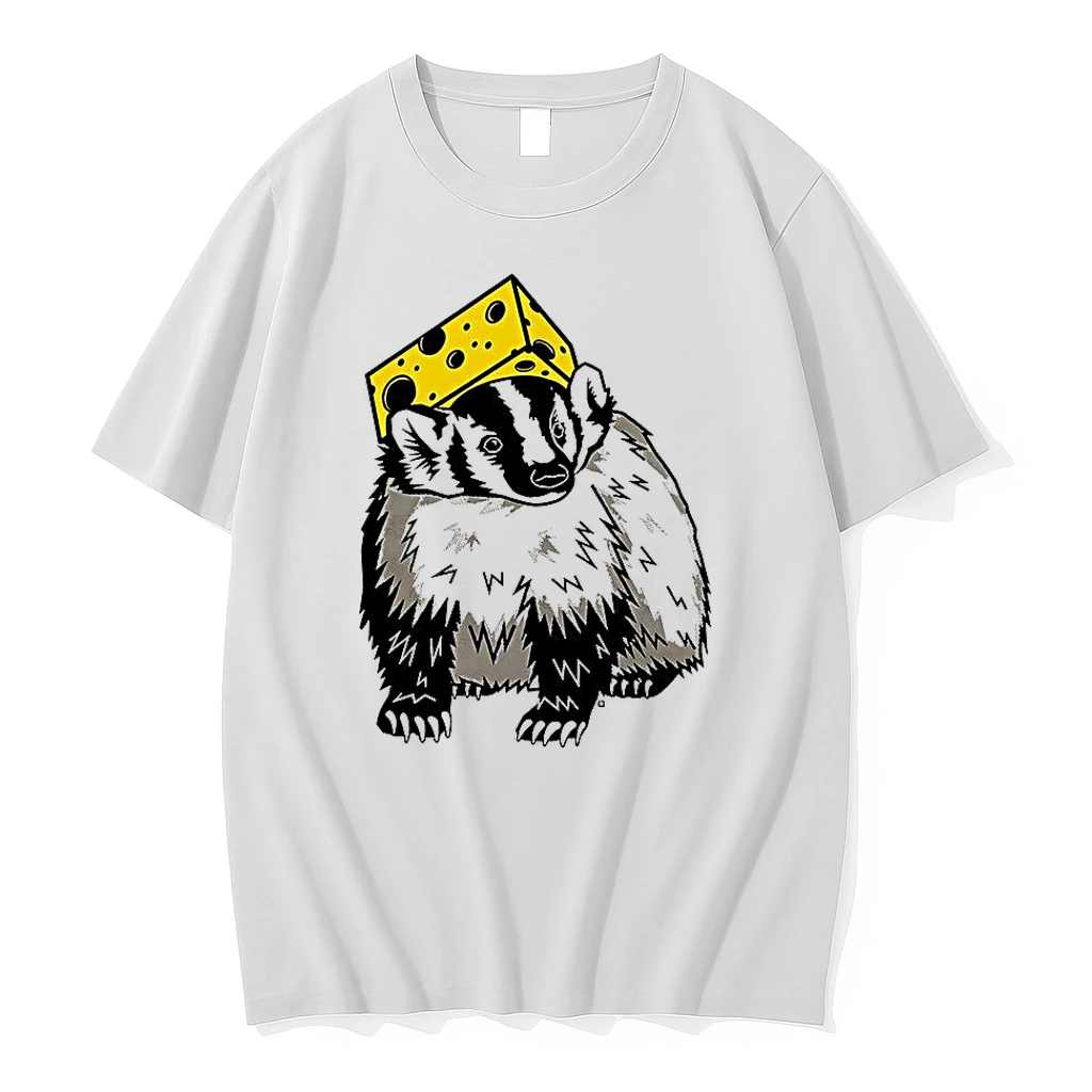 Cheesehead Badger Cartoon Shirts