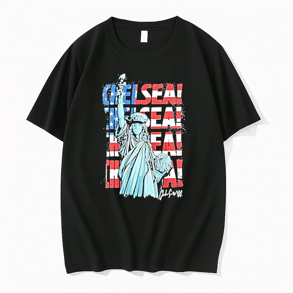 Chelsea Green Statue America Flag Shirts