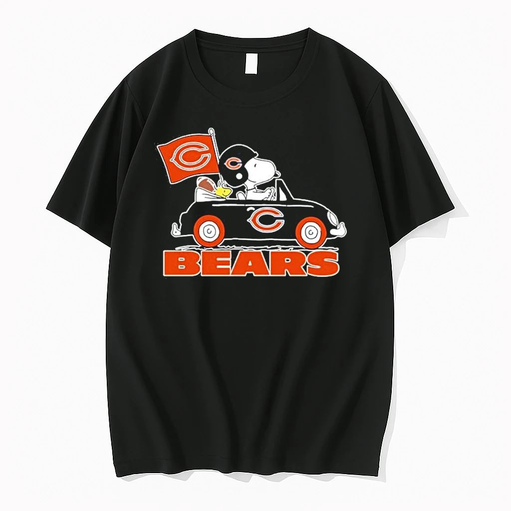 Chicago Bears Football X Snoopy Drive Car Shirts