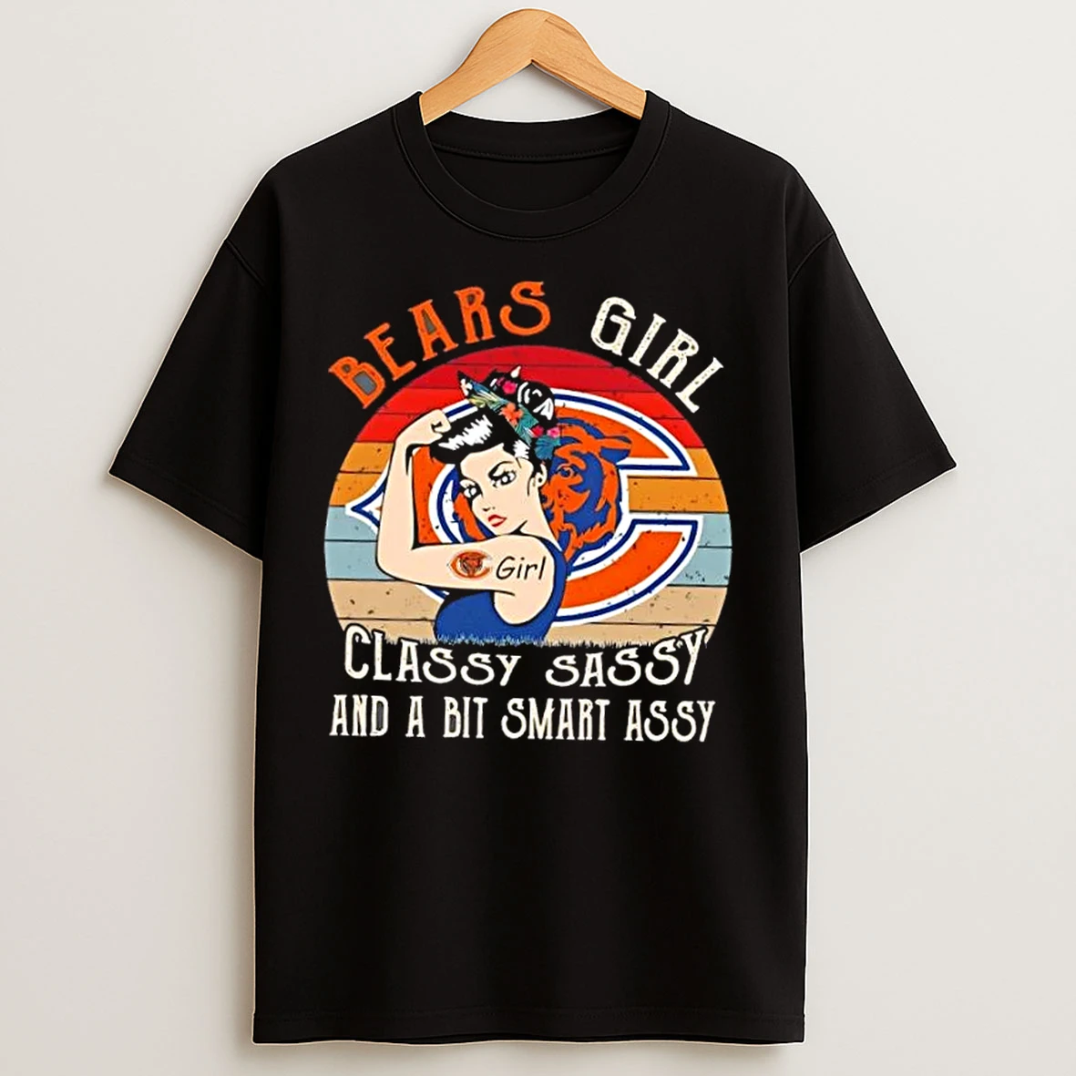 Chicago Bears Girl Classy Sassy And A Bit Smart Assy T Shirts