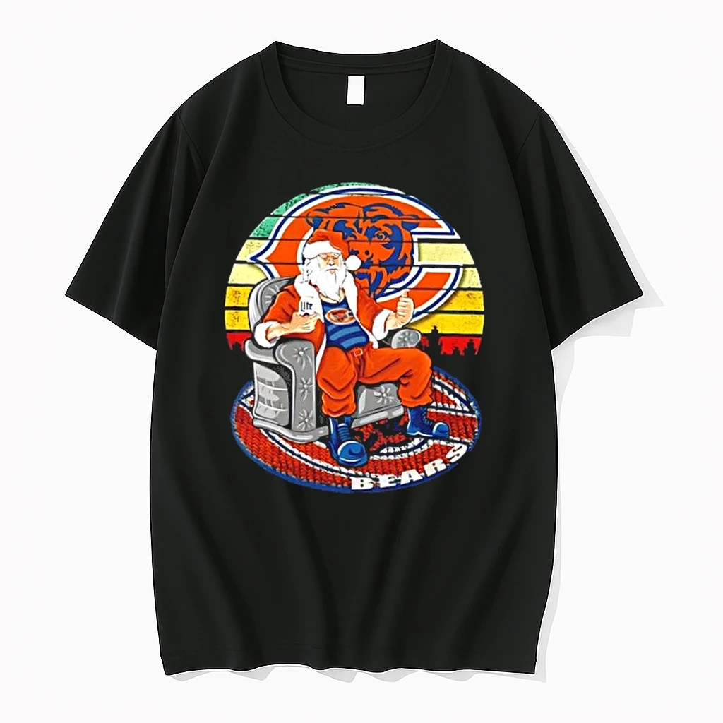 Chicago Bears X Santa Claus Christmas Vintage Shirts