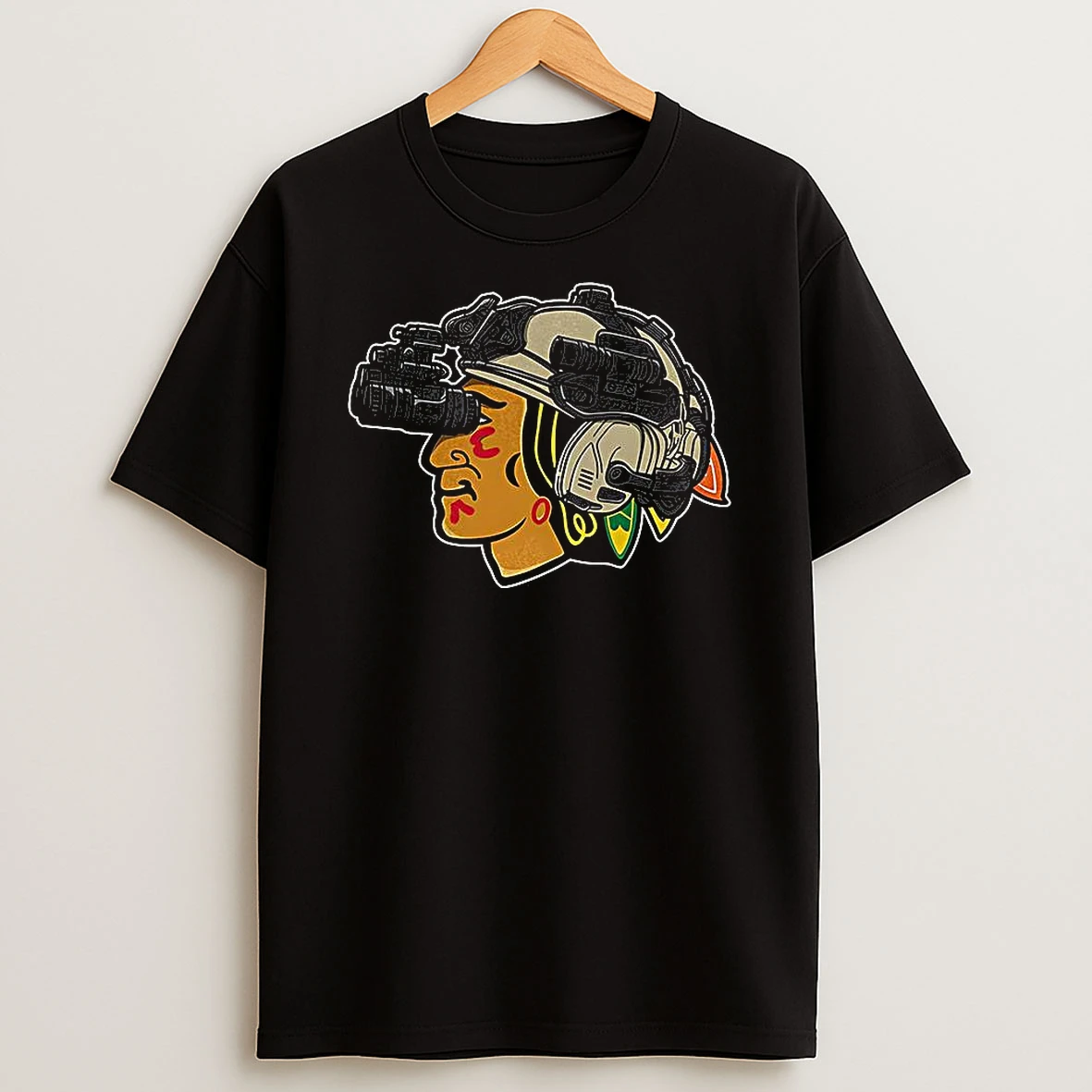 Chicago Blackhawks Hockey Soldier Logo Shirts