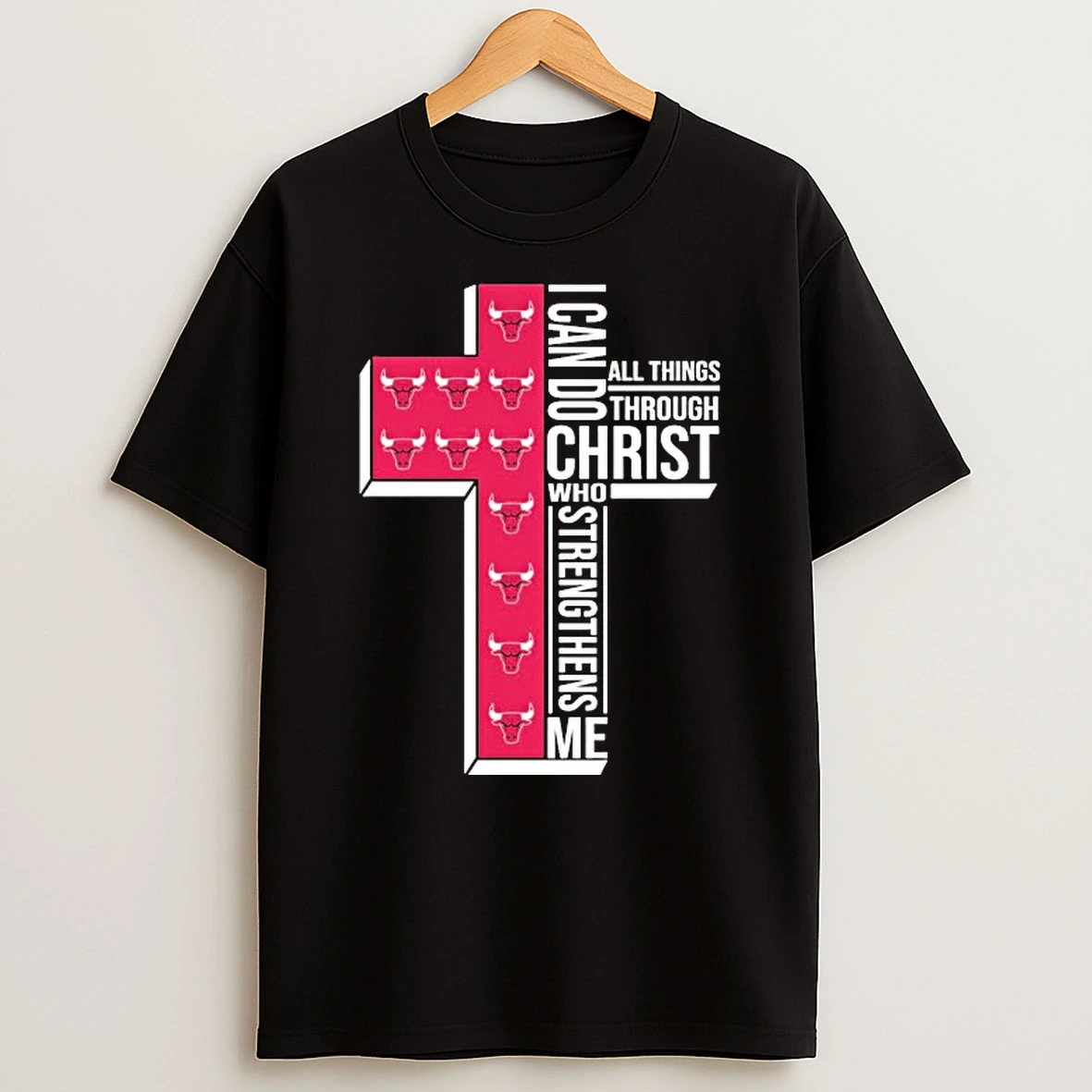 Chicago Bulls I Can Do All Things Through Christ Who Strengthen Me Shirts