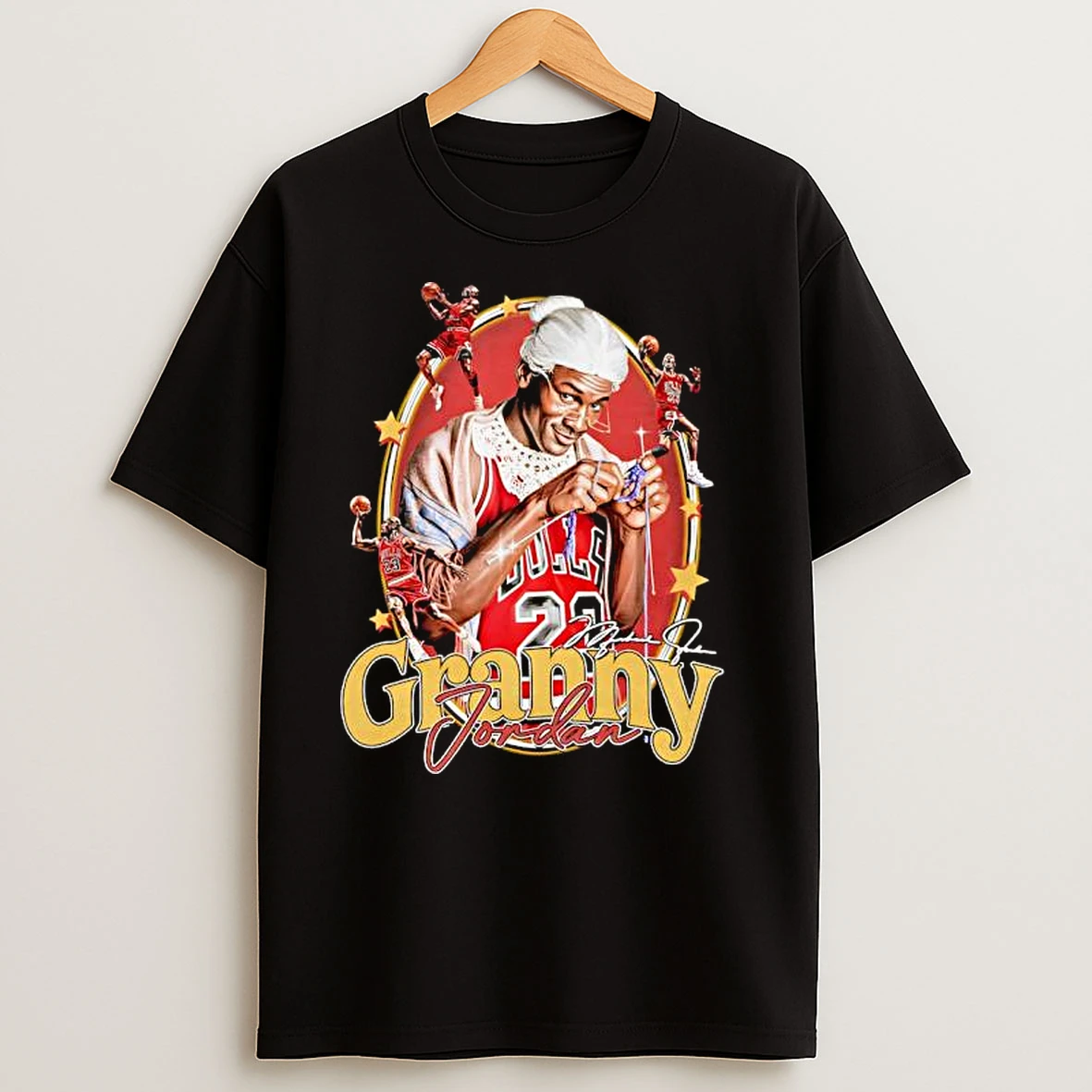 Chicago Bulls Jordan Granny Signature Graphic T Shirts