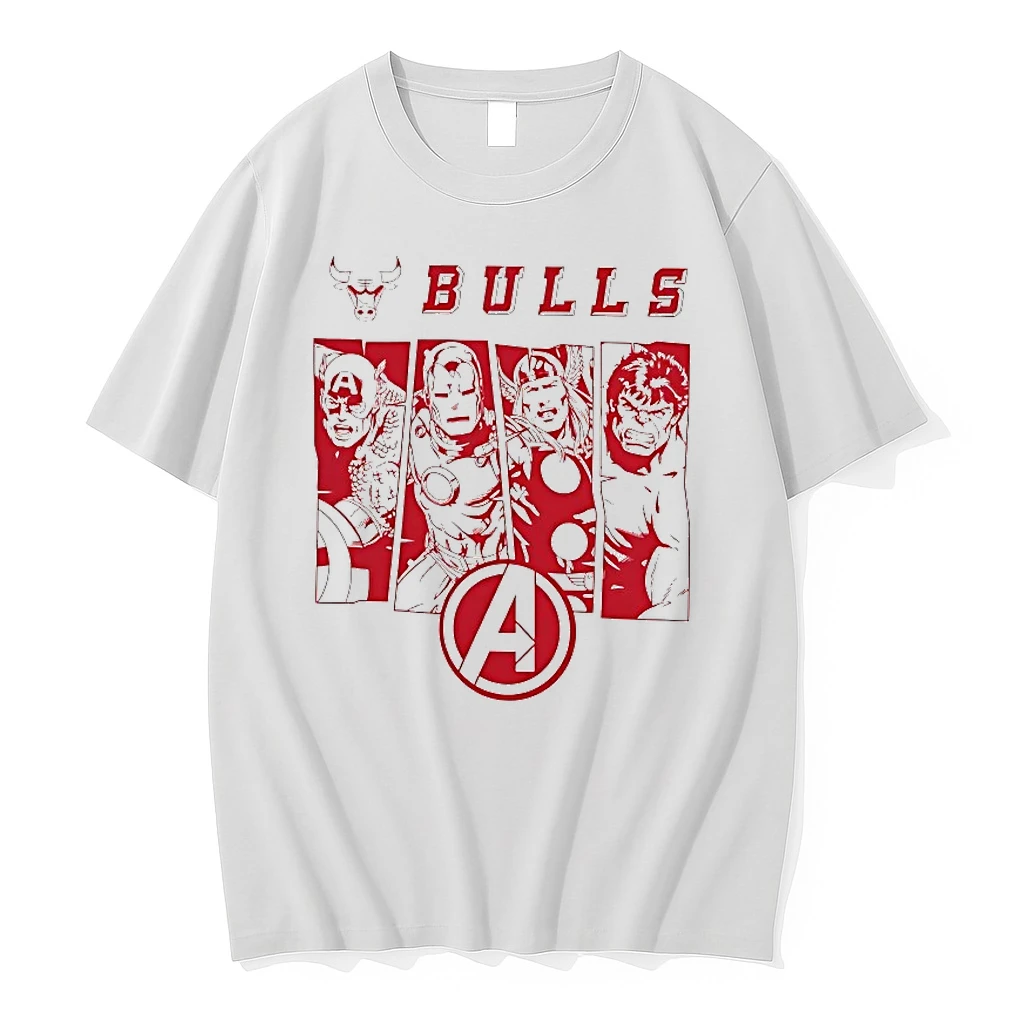 Chicago Bulls Marvel Heroes Team Shirts