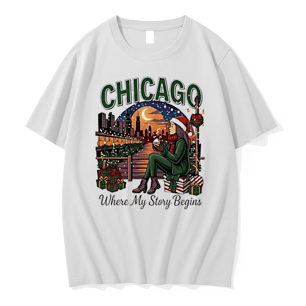 Chicago Christmas Where My Story Begins Shirts