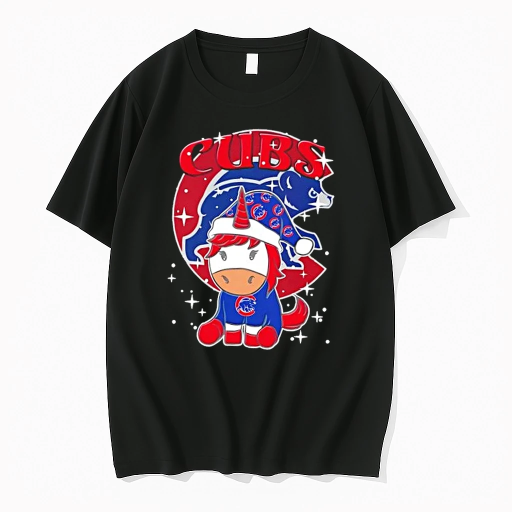 Chicago Cubs Baseball X Unicorn Merry Christmas Shirts