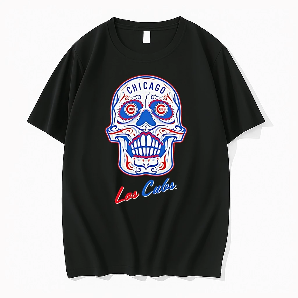 Chicago Cubs Sugar Skull Boxy Shirts