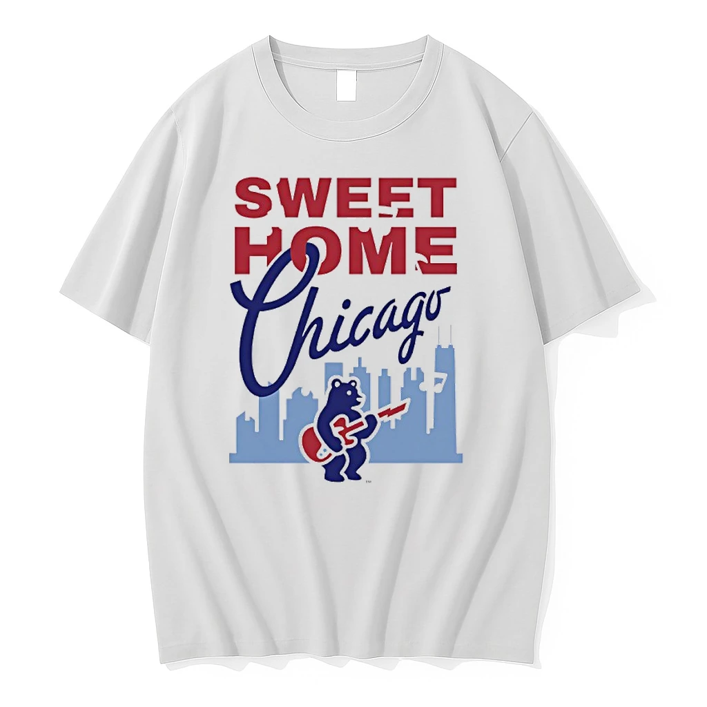 Chicago Cubs Sweet Home Chicago City Skyline Shirts