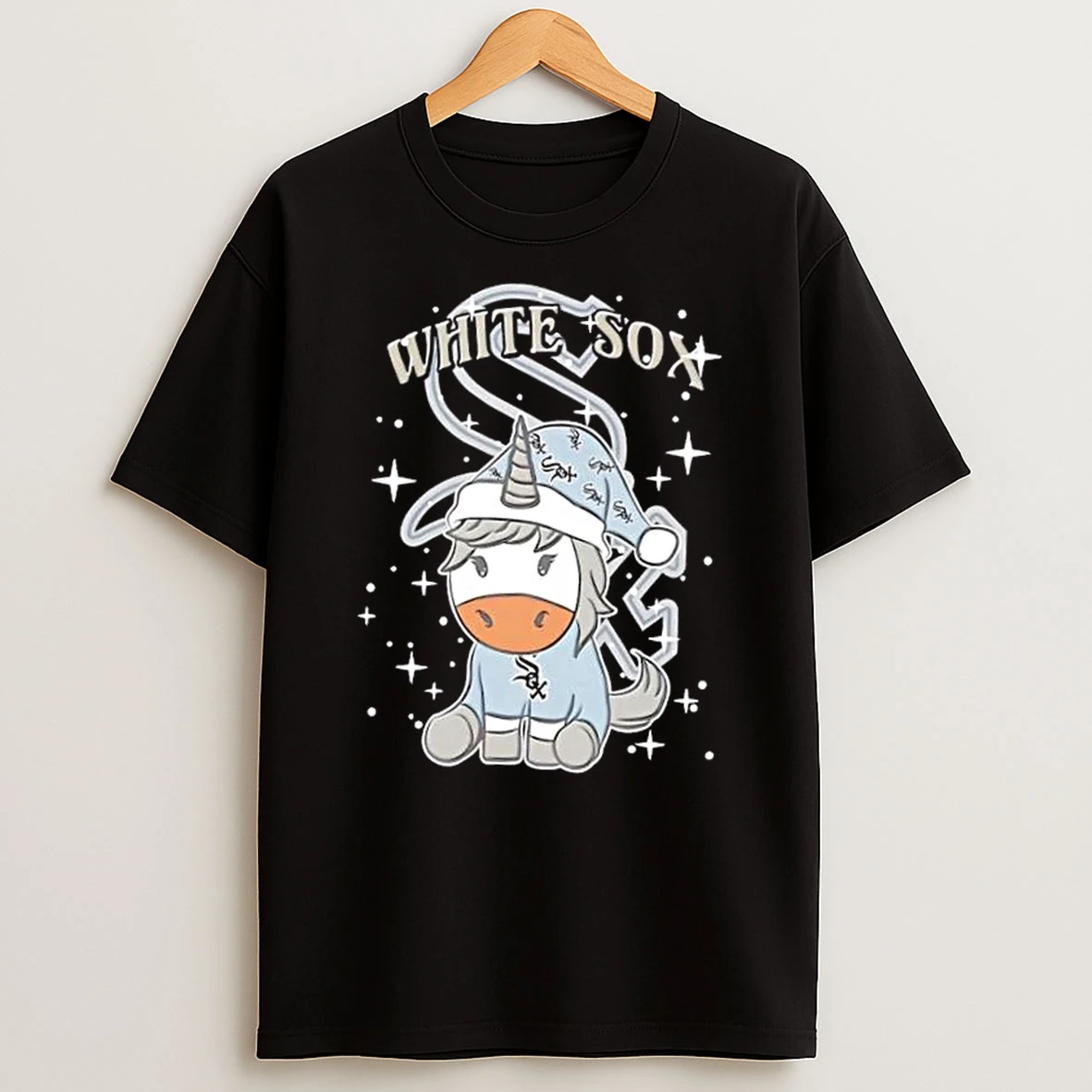 Chicago White Sox Baseball X Unicorn Merry Christmas Shirts