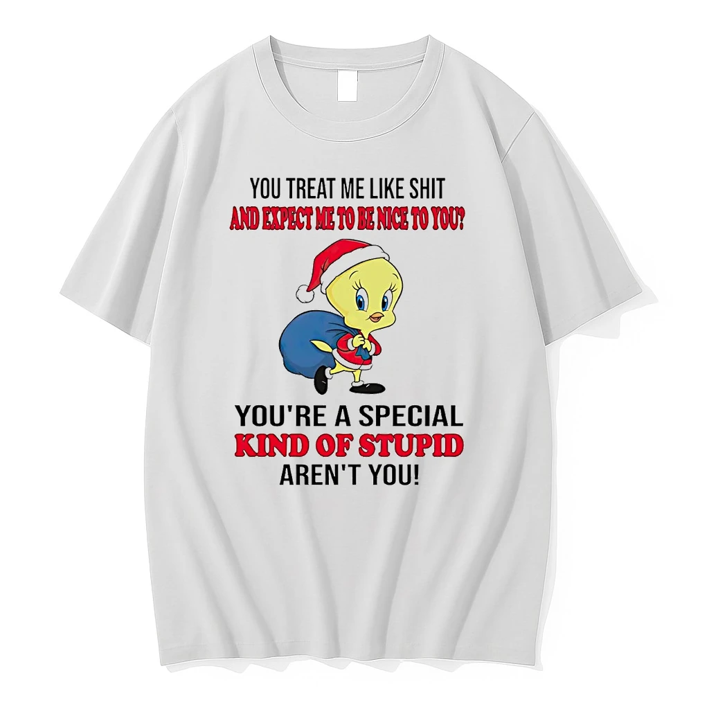 Chick You Treat Me Like Shit And Expect Me To Be Nice To You Christmas Shirts