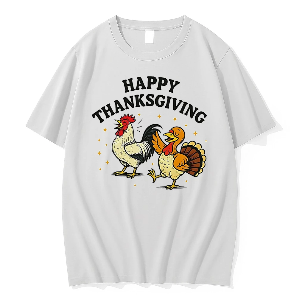 Chicken And Turkey Happy Thanksgiving Shirts