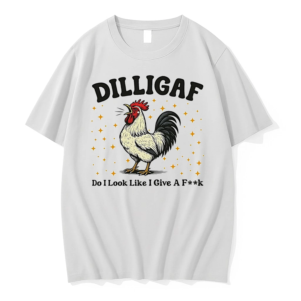 Chicken Dilligaf Do I Look Like I Give A Fuck Shirts