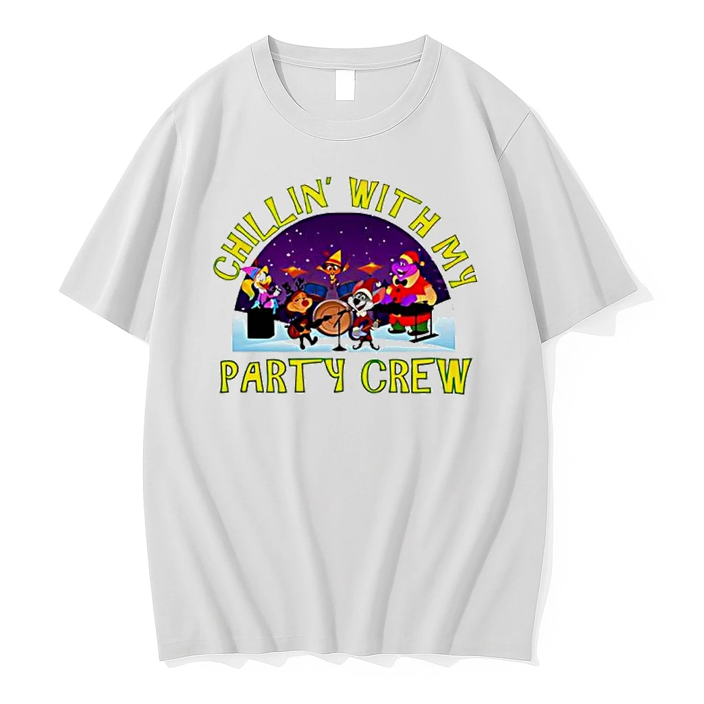 Chillin With My Party Crew Chrismas Shirts