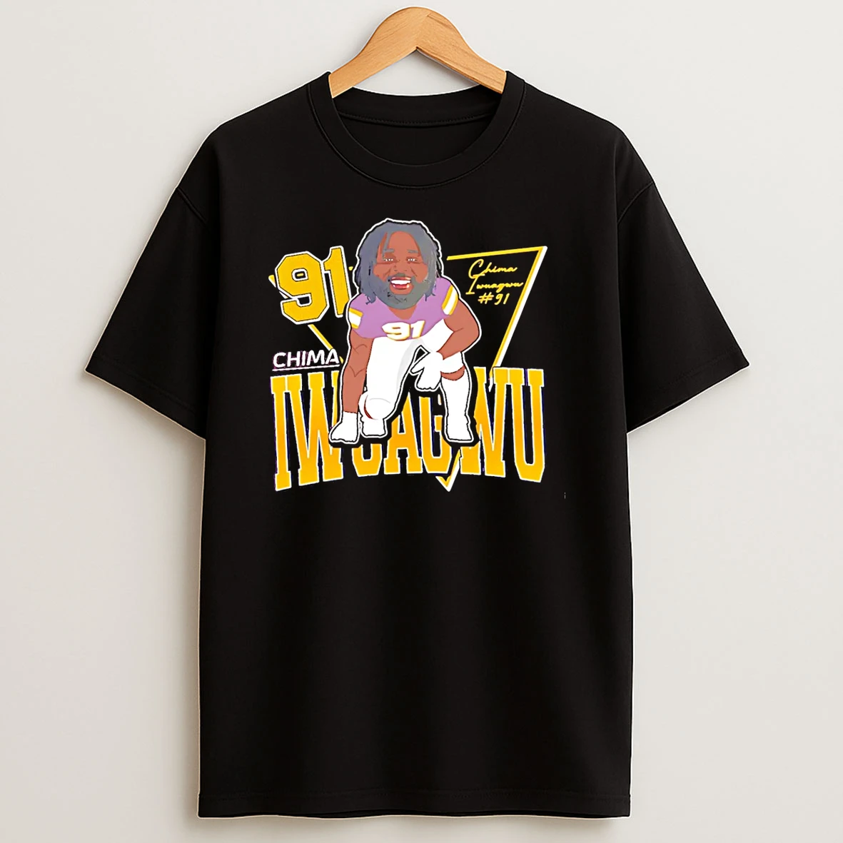 Chima Iwuagwu Tennessee Tech Golden Eagles Caricature 2025 Shirts