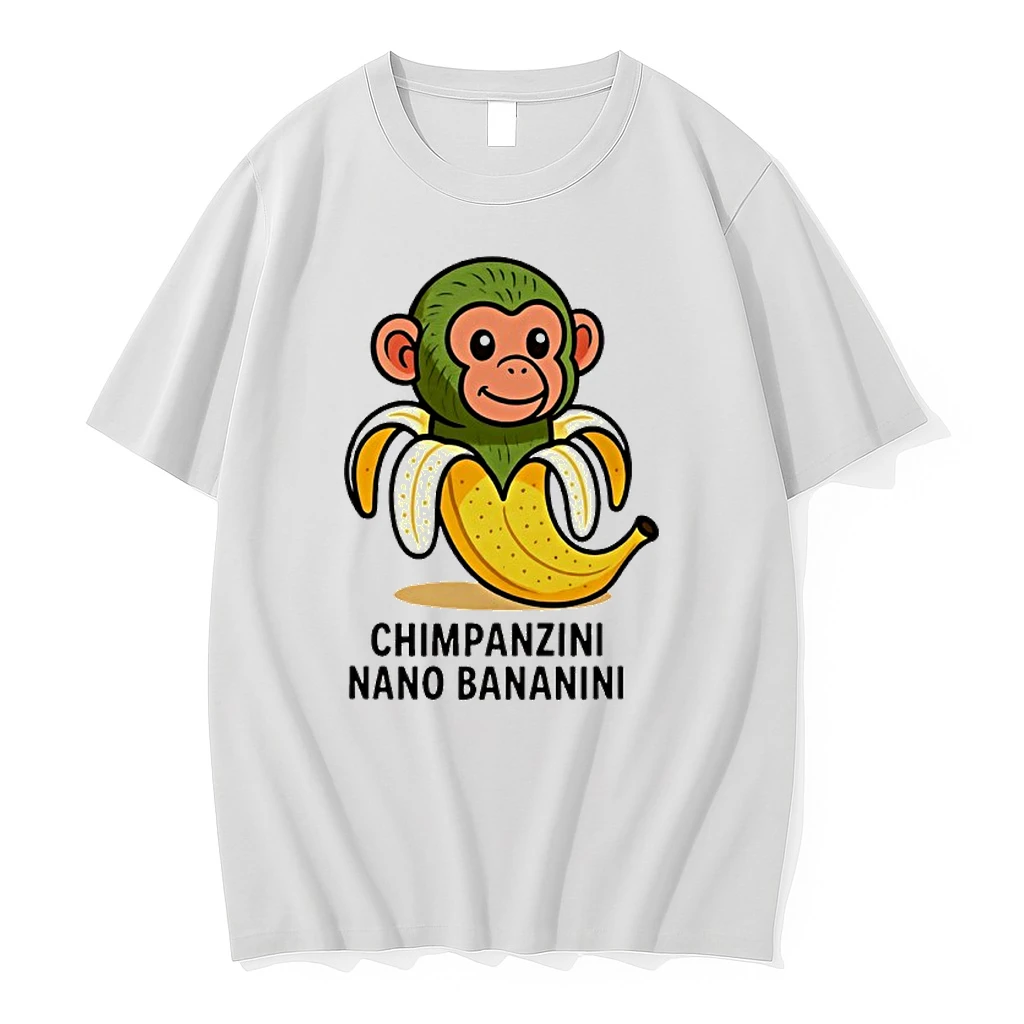 Chimpanzini Nano Bananini Ai Brainrot Character Shirts