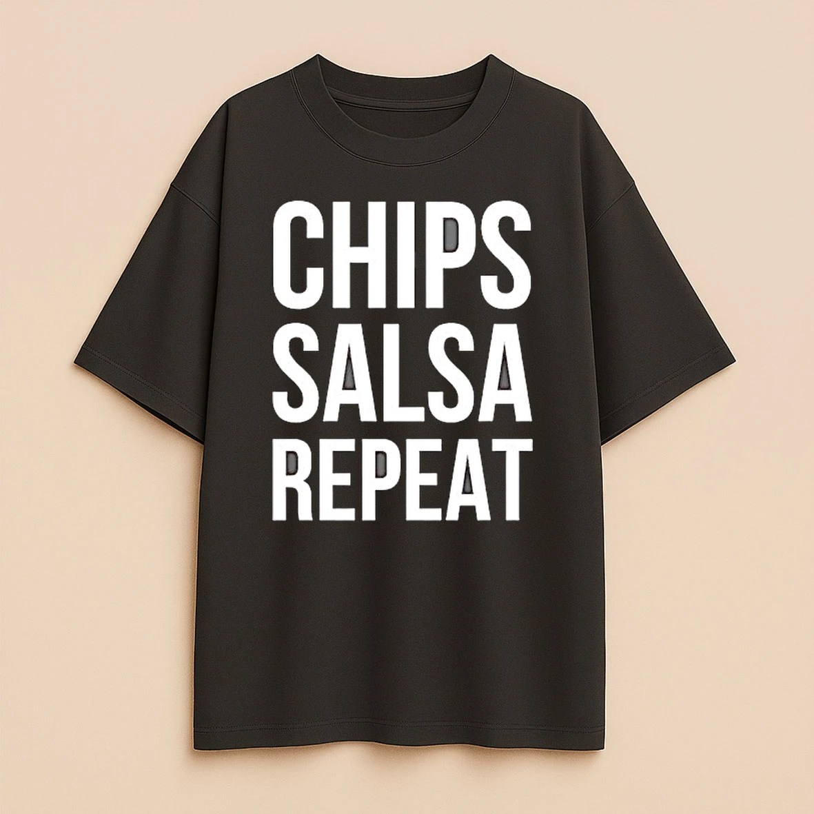 Chips Salsa Repeat Text Premium Shirt Sweater