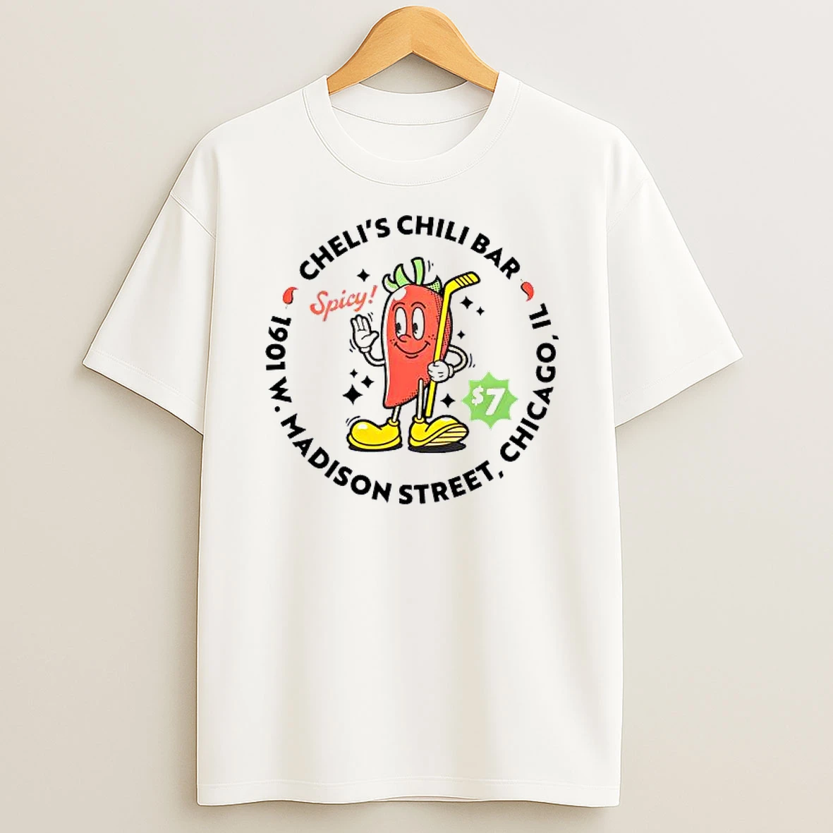 Chris Chelios Chelis Chili Bar Shirts