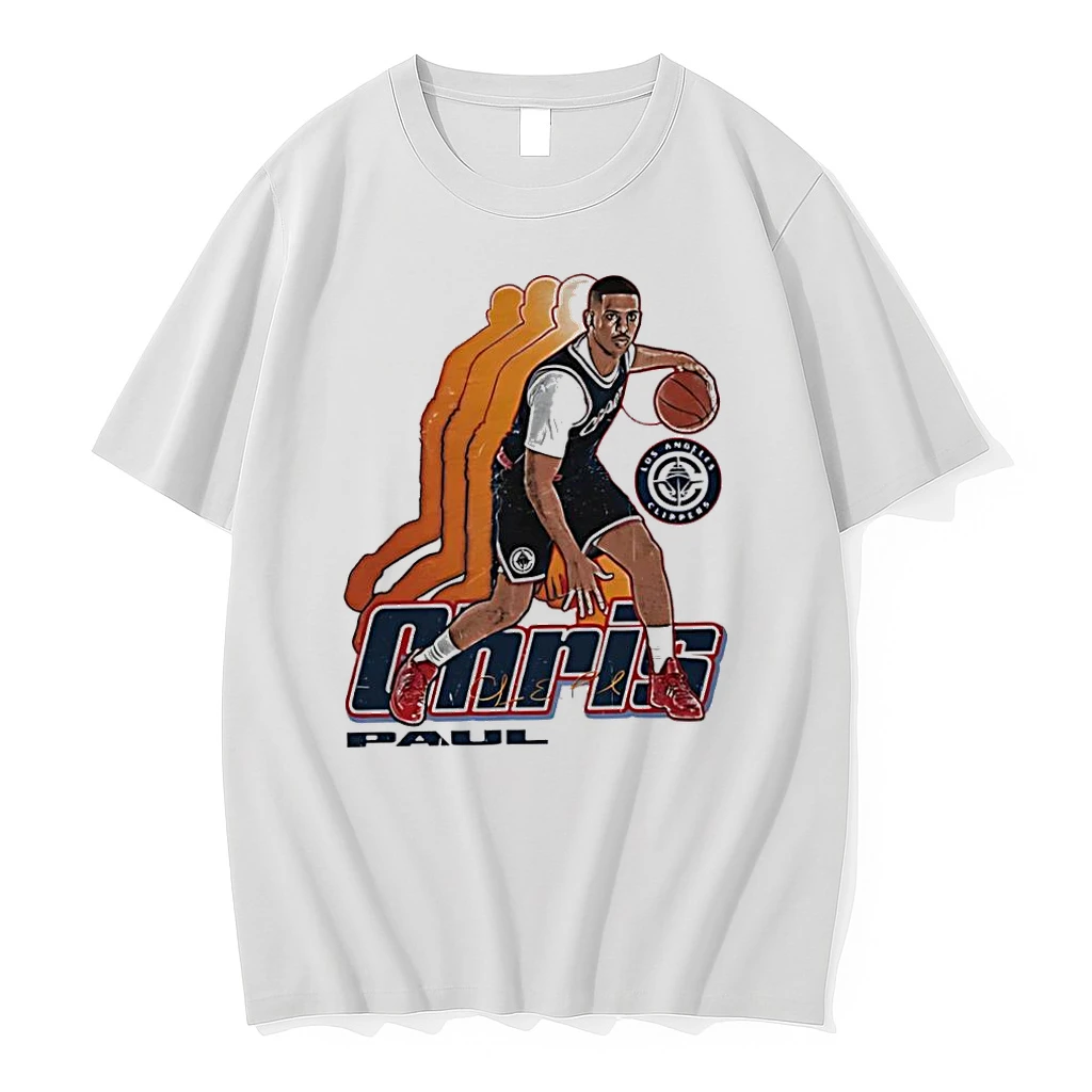 Chris Paul Los Angeles Clippers Signature Retro Vibe Graphic Shirts