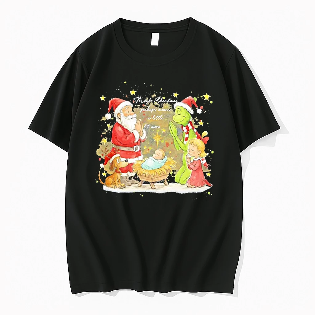 Christian Green Christmas Satan X Grinch Shirts