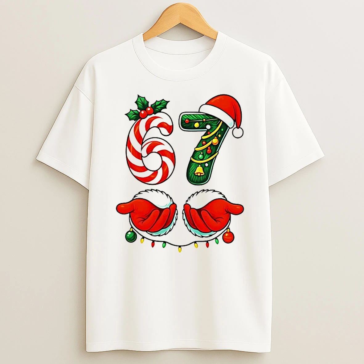 Christmas 6 7 Meme Festive Gen Alpha Slang Shirts