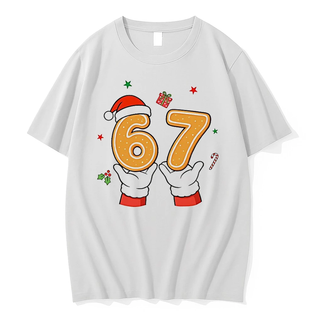 Christmas 67 Six Seven Cookies Santa Shirts