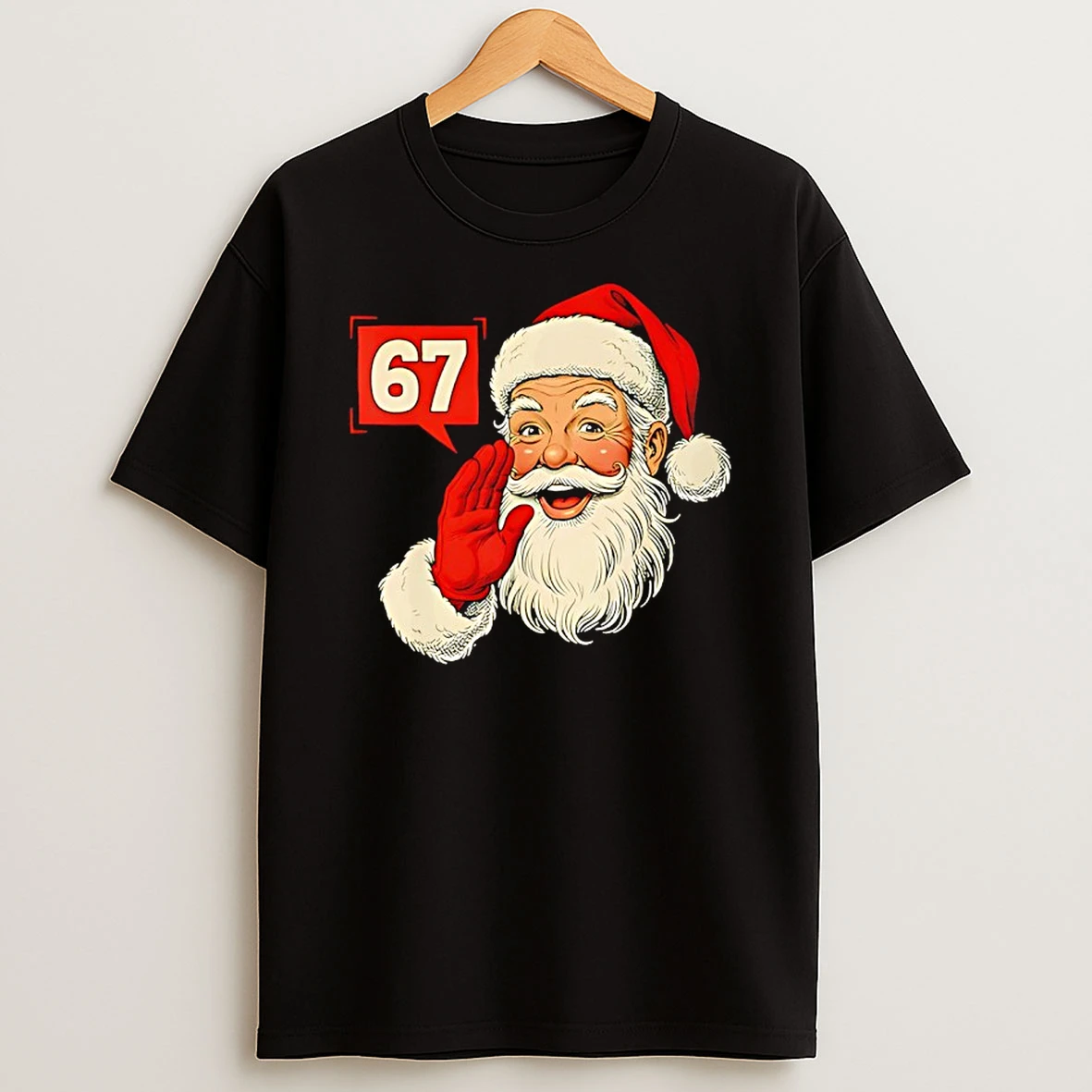 Christmas 67 Six Seven Meme Santa Claus Xmas Holiday Shirts