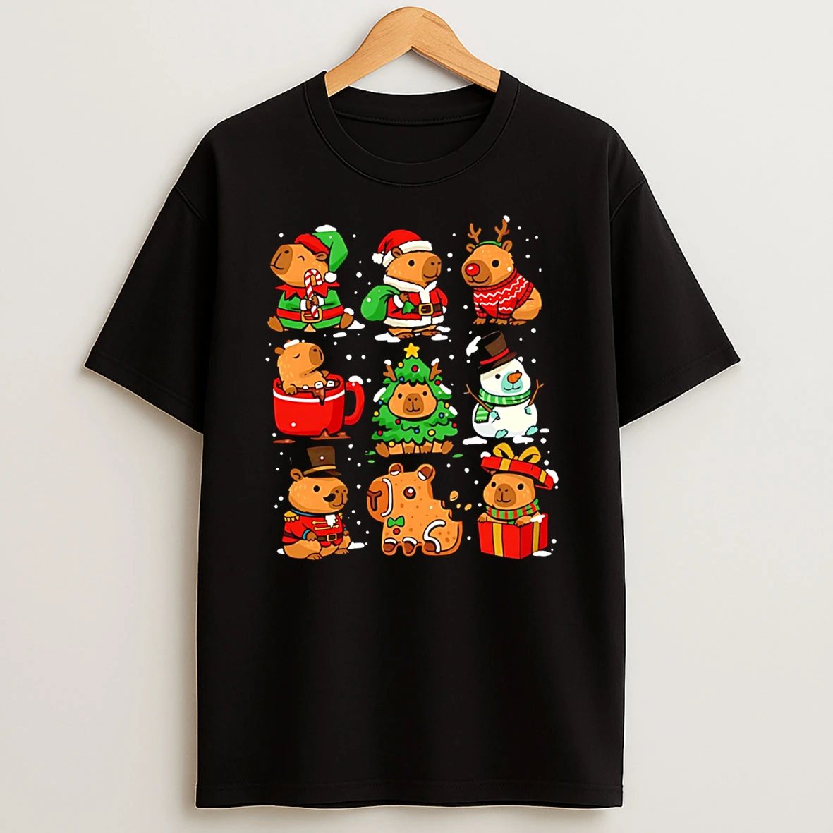 Christmas Capybaras 2025 Cute Style Shirts