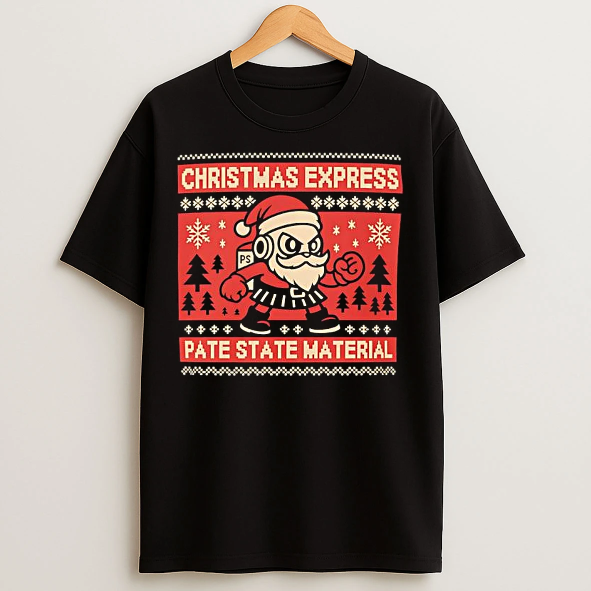 Christmas Express Pate State Material T Shirts