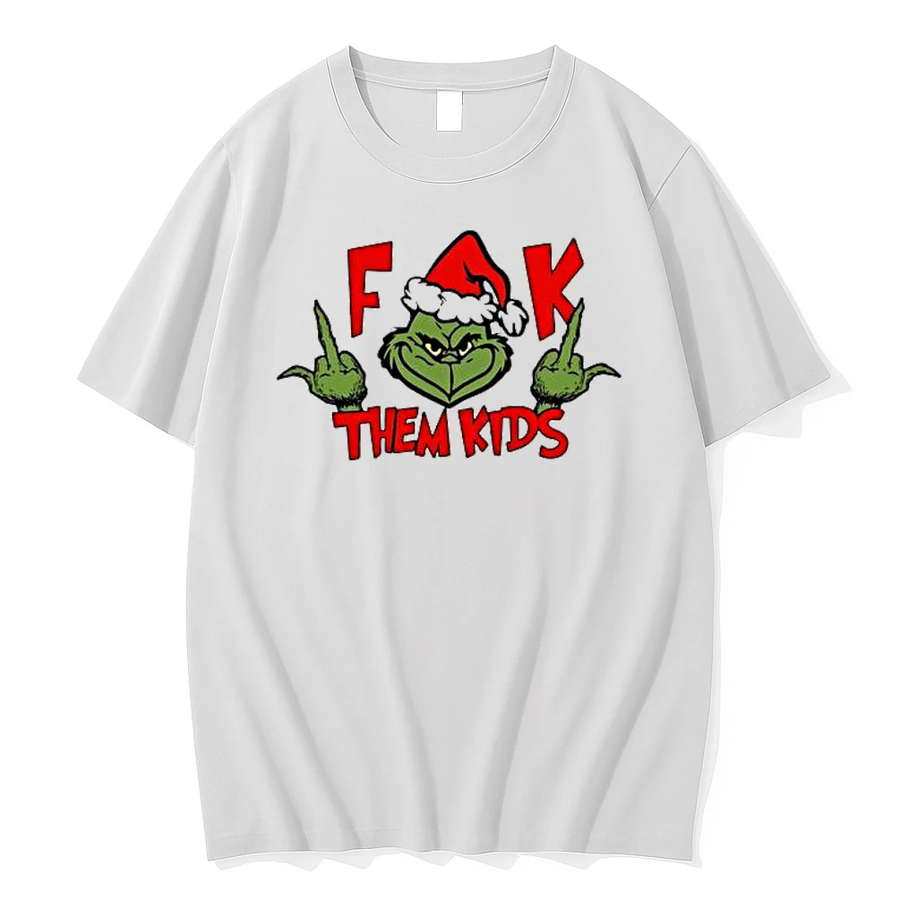 Christmas Grinch Parody Fuck Them Kids Trends Stylish Shirts