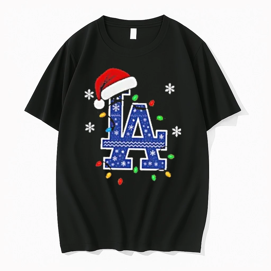 Christmas Light Bulb Los Angeles Dodgers Baseball World Series 2025 Christmas Shirts