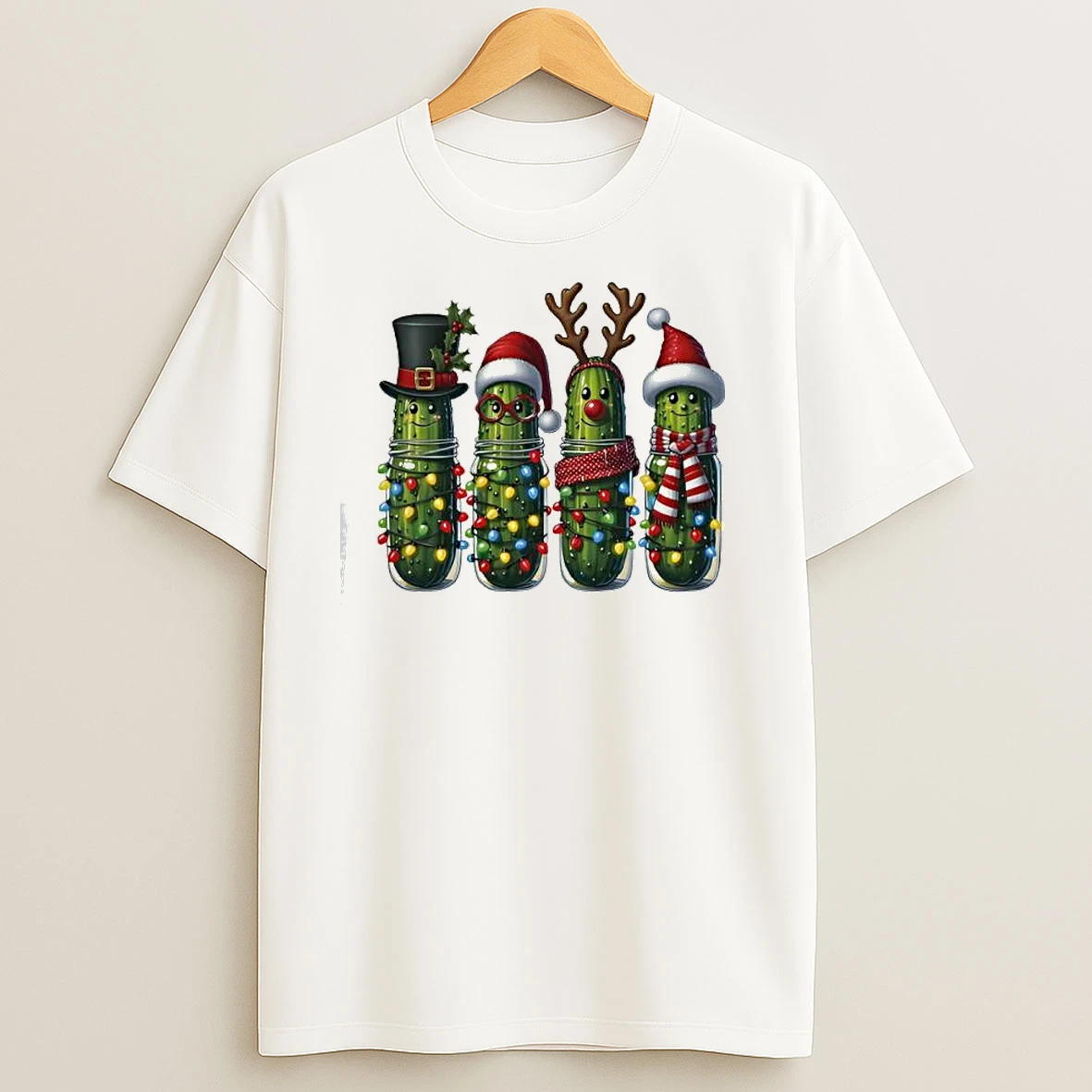 Christmas Pickles Pickle Lover Holiday T Shirts