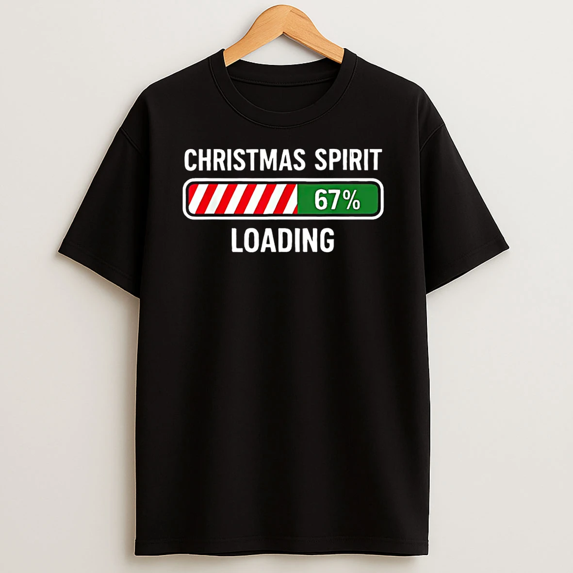Christmas Spirit Loading 67 Meme Slang Shirts