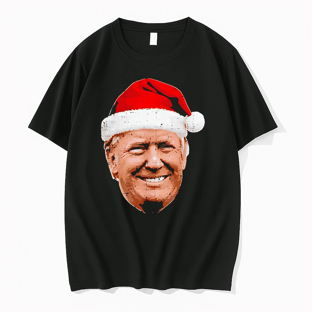 Christmas Trump Face Santa Funny Xmas Meme Shirts