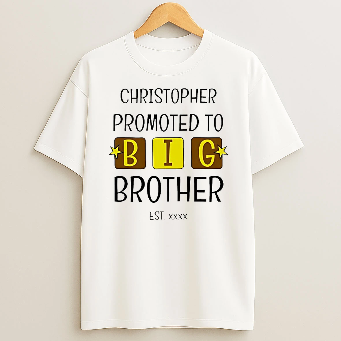 Christopher Promoted To Big Brother Est Xxxx Shirts