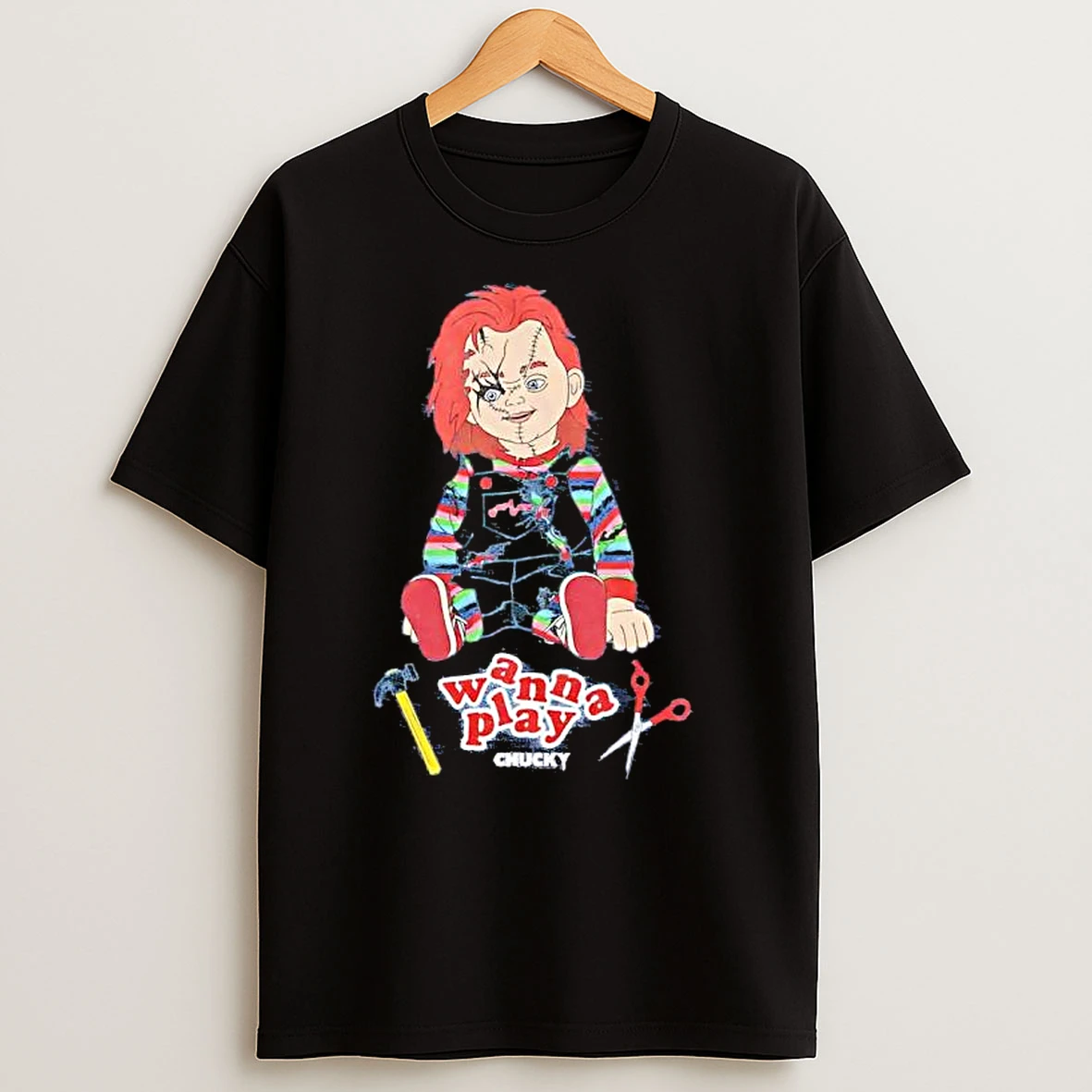 Chucky Wanna Play Childs Play T Shirts