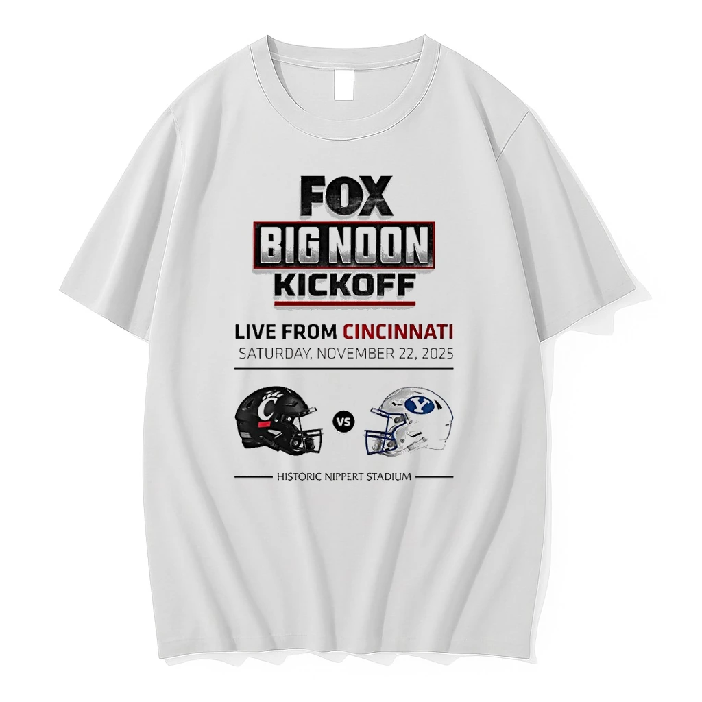 Cincinnati Bearcats Vs Byu Cougars Fox Big Noon Kickoff November 22 2025 Historic Nippert Stadium Shirts