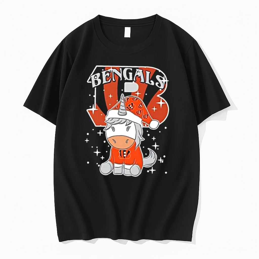 Cincinnati Bengals Football X Unicorn Merry Christmas Shirts