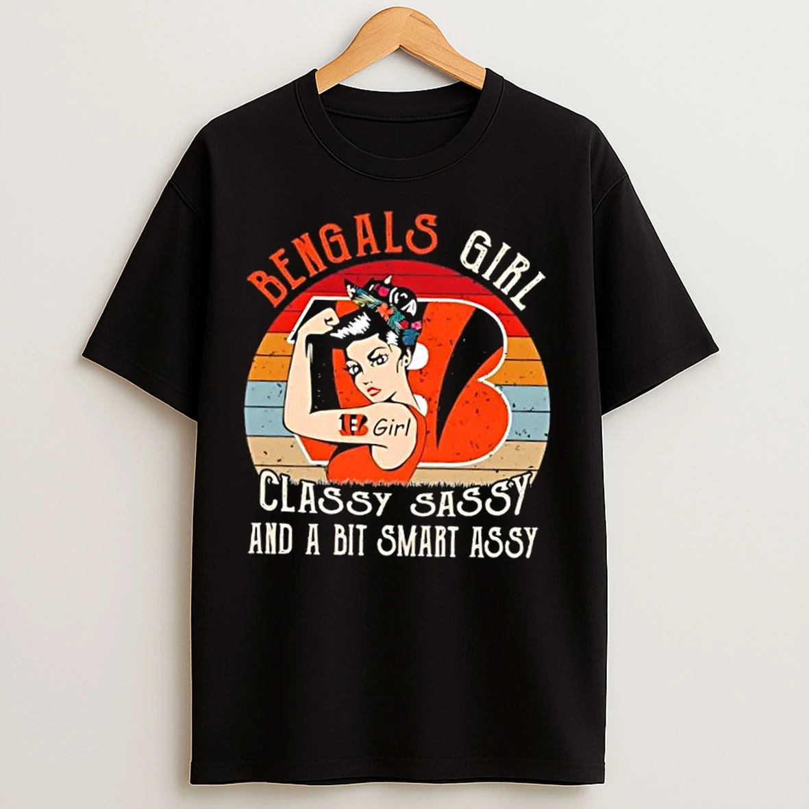Cincinnati Bengals Girl Classy Sassy And A Bit Smart Assy T Shirts